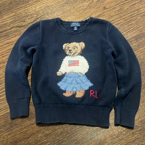 Ralph Lauren Other - Ralph Lauren Kids Bear Sweater Size S
